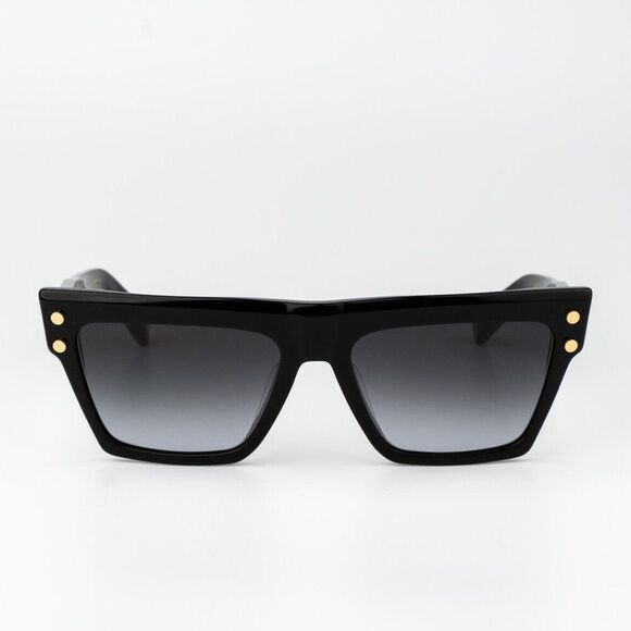 Balmain Women Sunglasses Titanium Black Gold Grey Cat Eye B-V BPS-121A-54 main image 13